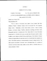 A study of relationship abuse patterns among lesbians who abuse substances, 2009