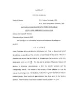"Mathermatical Analysis of a Truly Nonlinear Oscillator Differential Equation", 2009