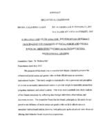 A multiple case study analysis: the perception of female principals of the influence of social norms and gender roles on their effectiveness and secondary school instructional leaders, 2012