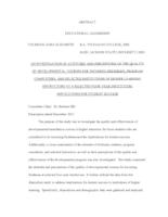 An investigation of attitudes and perceptions of the quality of developmental courses for incoming freshman, program completers, and selected institutions of higher learning instructors at a selected four-year institution: implications for student success