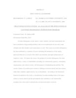 The juvenile justice system: an analysis of the effectiveness of a juvenile delinquency intervention program, 2014