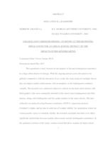 College and career readiness, starting at the beginning: implications for an urban school district on the impacts of pre-kindergarten, 2017