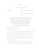 A descriptive case study to identify the impactful instructional strategies that support arabic students between six to twelve year olds in becoming proficient in the development of oral and written Arabic language, 2018