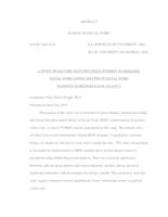 A Study of Factors That Influence Interest in Geriatric Social Work Among Master of Social Work Students in Metropolitan Atlanta, 2019