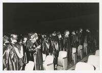 Graduates at Commencement at the Civic Center, 1991