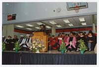 Babacar Ndiaye on Stage at Commencement, 1992