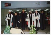 Babacar Ndiaye and Unidentified Men and Women at Convocation, 1992