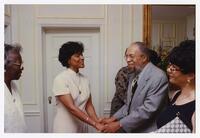 Phylicia Rashad and Whitman Mayo at Commencement Event, 1997