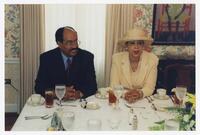 Unidentified Man and Woman at Commencement Event, 2001