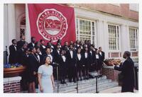 Choir Singing at Commencement Convocation, 2002