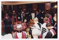 Walter D. Broadnax and Faculty in the Robert Shaw Room at a Commencement Gathering, circa 2002