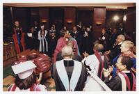 Walter D. Broadnax and Faculty in the Robert Shaw Room at a Commencement Gathering, circa 2002