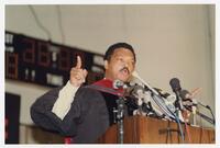 Jessie Jackson on Stage at Convocation, 1992
