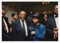 William Warfield and an Unidentified Woman at Convocation Event, 1993