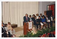 Thomas W. Cole, Jr. on Stage at Convocation, 1995
