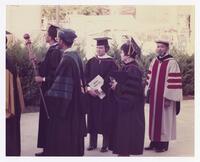 Men and Women in line at Convocation, circa 1994