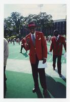 Thomas W. Cole, Jr. and The Marching Band at Homecoming, circa 1990
