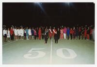 The Homecoming Court on the Football Field, circa 1990