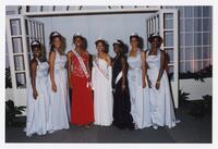 Miss Clark Atlanta University and Court at Homecoming Coronation, 1997