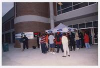 Radio Station Hot 97.5 at CAU Student Center at Homecoming Event, 1999