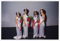 Group Portrait of Four Unidentified Women in Homecoming Court, 1999