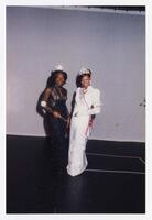 Portrait of Two Unidentified Young Women at Homecoming Activity, 1999
