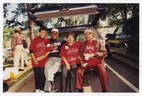 Four Unidentified Clark Atlanta Athletic Boosters at Homecoming Event, 2000