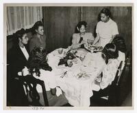 Diner and Dining Etiquette in Home Economics Class, circa 1950