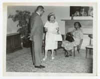 Vivian H. Henderson and Two Unidentified Women at Alumni Commencement, circa 1960