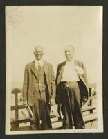 Two Unidentified Men at the Clark College v. Tuskegee Football Game, 1928