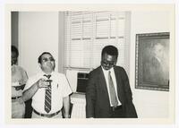 Three Men at an Unidentified Event, circa 1975
