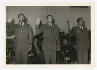 Military Men at Commencement, circa 1980