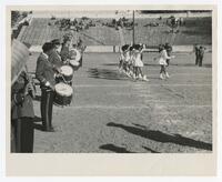 Marching Band on a Football Field, circa 1957