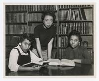 Three Women in a Library, 1956