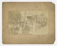 Students Outside a Building, circa 1900