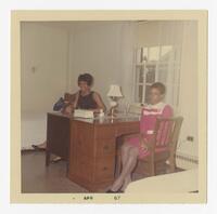 Two Members of the Zeta Phi Beta Sorority, April 1967
