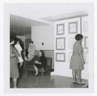 Women at an Art Exhibit, circa 1965