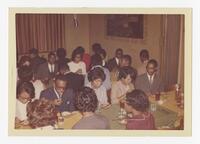 Unidentified Men and Women at a Banquet, circa 1970