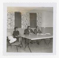 Mrs. Fannie B Hogan, Dr. C. Eric Lincoln, and Dr. Wiley C. Bolden, circa 1970