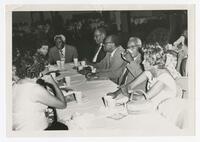 Unidentified Men and Women at a Banquet, circa 1970