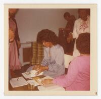 An Unidentified Woman at a Banquet, circa 1975