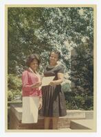 Two Unidentified Women at Commencement, 1966
