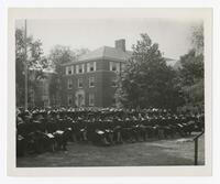 Graduates at Commencement, circa 1965