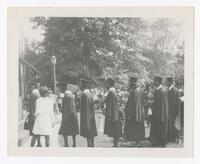 Graduates in Line at Commencement, circa 1965