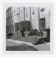 View of Stage at Commencement, circa 1965