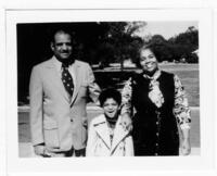 Calvin Thornton with Family, circa 1976