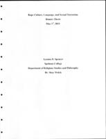 Rape culture, language, and sexual terrorism