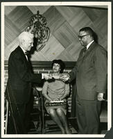 Vivian Henderson and Oldest Living Clark College Graduate, 1966
