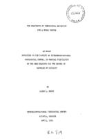 The relevance of Theological Education for a rural parish, 1964