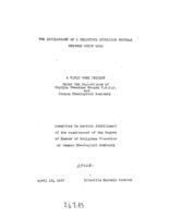 The development of a religious education program through group work, 1947